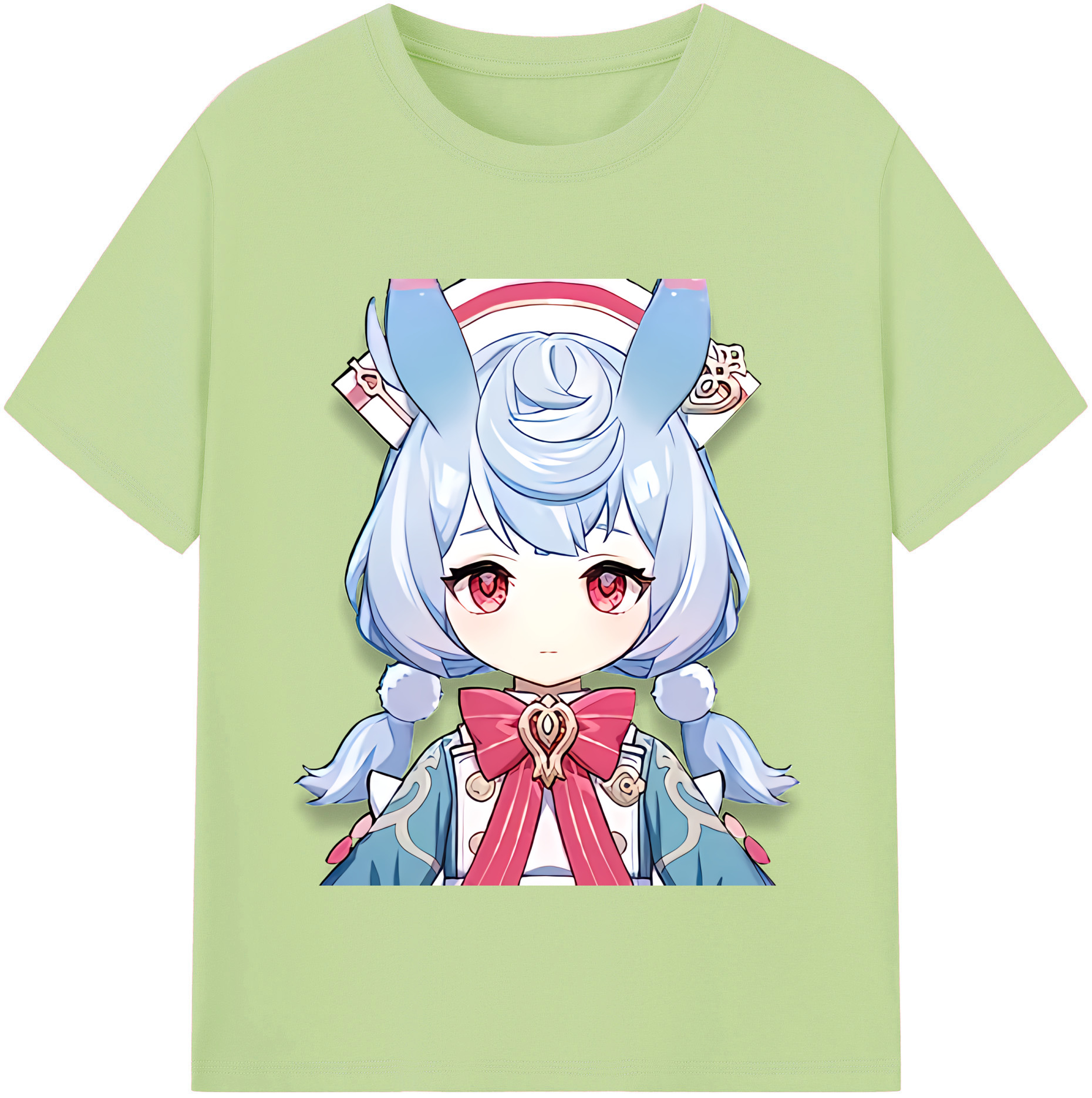 げんし神 シゲウィン genshin Shigewin 綿100％半袖Tシャツ（フロントプリント）